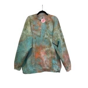 Custom Tie Dye Crewneck Sweatshirt